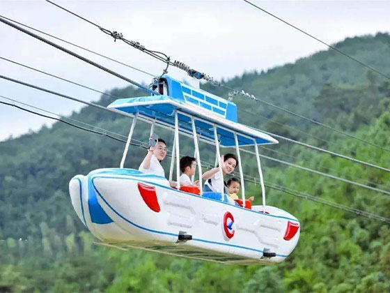 Airship Ropeway Boat