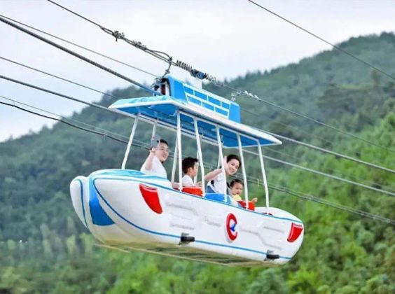 Airship Ropeway Boat