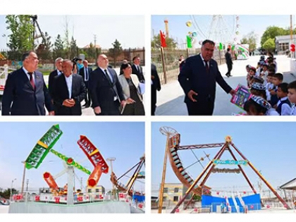 Istiqlol Park in Tajikistan Becomes a Hit