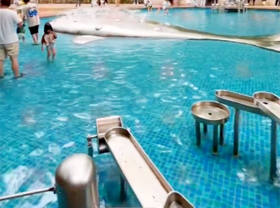 Stainless Steel Unpowered Water Park Rides